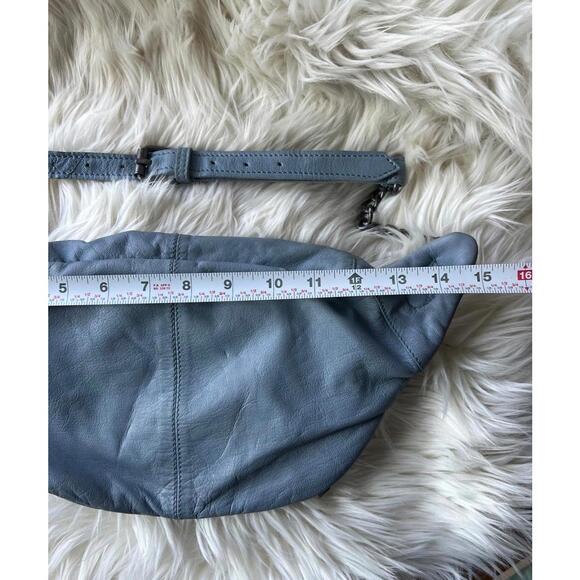 Free People Light Blue Leather Crossbody Bag - Picture 6 of 8